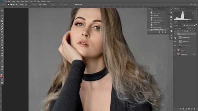 Ретушь фото. Частотное разложение.Часть 1