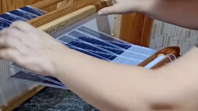 Ткачество в технике саржа
