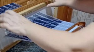 Ткачество в технике саржа