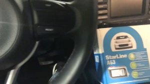 KIA Rio сигнализация Старлайн а 63 двусторонняя, без автозапуска. Обзор установленной системы