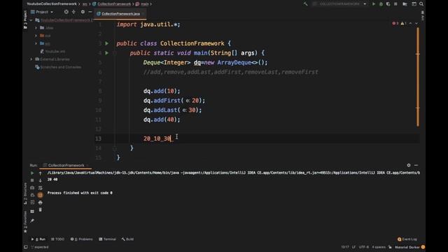 Deque | Collection Framework in java #8