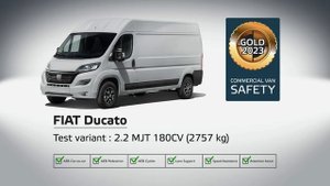 Ford Transit vs Fiat Ducato 2023 Euro NCAP  Comersical Van Safety Test