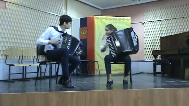 Дуэт Пальмова Ксения-Парфенов Павел - Девичий хоровод, Российская кадриль