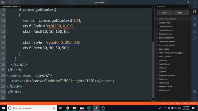 HTML5 Canvas Intro