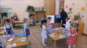 Занятие по нетрадиционной технике рисования на тему "Зима. Зимний лес", МБДОУ#6, Садкова Т.В.