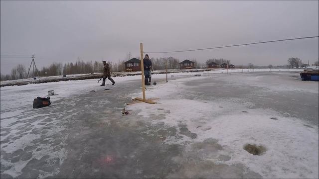 Зимняя ловля форели на платнике ИГУМНОВО