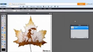 Как убрать белый фон и надписи на изображении