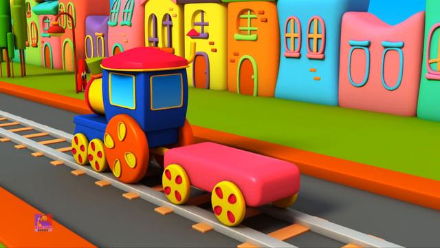 Стройте с фигурами + Больше обучающих видео для детей с Бобом Поездом смотреть онлайн
