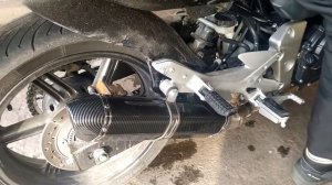 Honda CBF 600 глушитель прямоток acrapovich из китая.