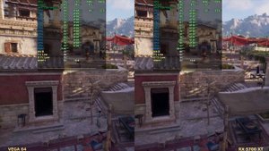 RX 5700 XT  vs Vega 64 FPS test
