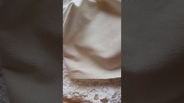 Пришиваем кружево на платье.1.
