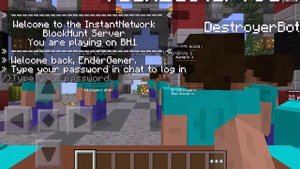 Как зайти на Hide N Seek(прятки) в Minecraft Pe