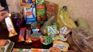 Продуктовые покупки на неделю в магазине Пятерочка и Магнит