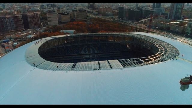Аэросъемка стадиона Динамо - ВТБ АРЕНА ПАРК смотреть онлайн
