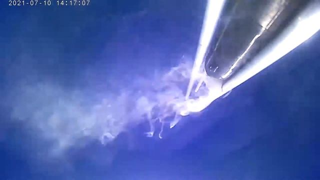 Ракета 1 запуск  2 часть камера  на системе запуска
