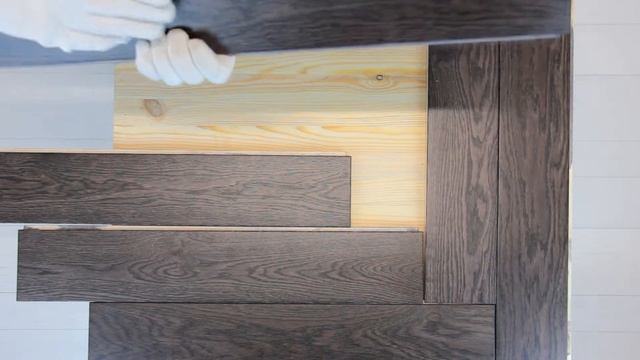 Инженерная доска Esse Английская Елка Коричневый лак глянцевый