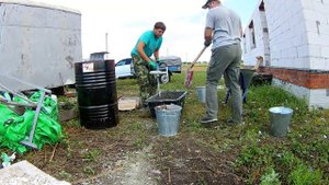 Связал арматуру, залил перемычки