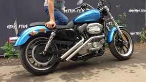 Выхлоп на мотоцикл Harley-Davidson. Изготовление приемных труб