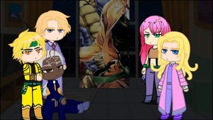 GACHA LIFE Jojo's villains React to Dio Brando(Tik tok) (English/Português)