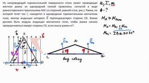 Задача 25. ЕГЭ по физике. Рамка в магнитном поле