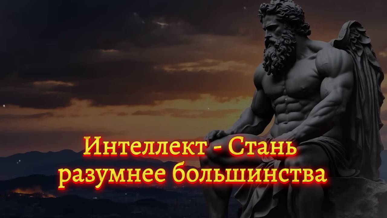 🌟 Интеллект - Стань разумнее большинства. (Мотивация)