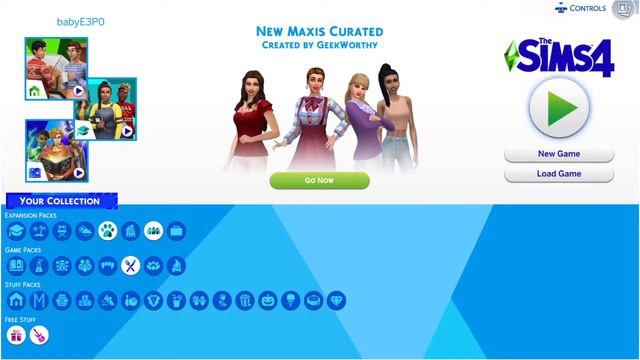 BabyE3P0 | LIVE | Sims 4