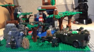 LEGO-САМОДЕЛКА [ВОЕННАЯ БАЗА В ЛЕСУ]#1