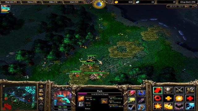DOTA XEN_AZES vs Whoiim TV (DOOM BRINGER vs PUCK) #dota #thebaltazartv #xen_azes #a3a4tostoboy