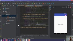 17. Android Tutorials in Pashto - Basic Activity, FAB and Snackbar