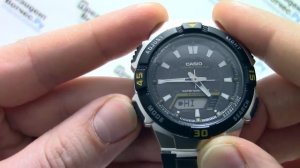 Часы Casio Illuminator AQ-S800WD-1E - Инструкция, как настроить от PresidentWatches.Ru