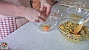 Запеканка с рыбой и кабачком без муки. Легко приготовить!