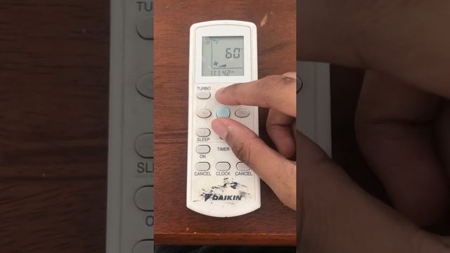 DAIKIN REMOTE CONTROL - How to change Fahrenheit to Celcius