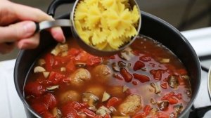 Homemade Meatball Soup Recipe