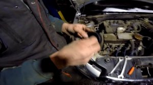 Замена ролика приводного ремня DATSUN.