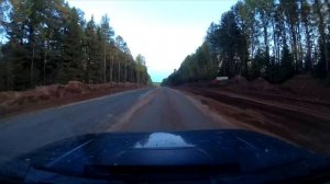 Реконструкция автодороги на границе Удмуртии с кировской областью. 17.09.2020