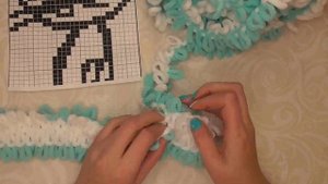 Обзор пряжи Alize Puffy More. Как связать узор. Расход пряжи.