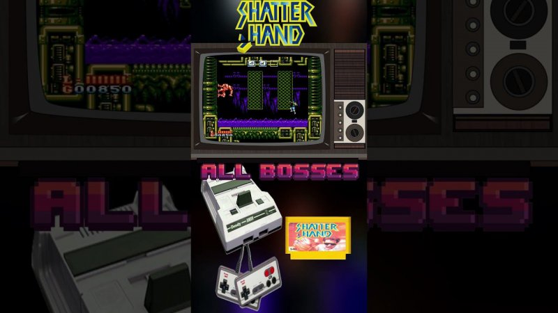 Shatterhand  - All bosses #shorts #nes #retro #platform #action #allboss