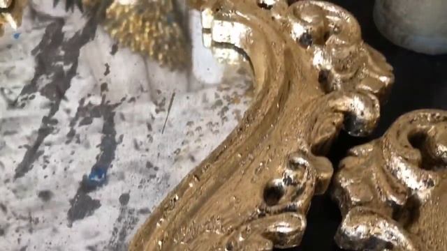 Мастер-класс как состарить зеркало смотреть онлайн