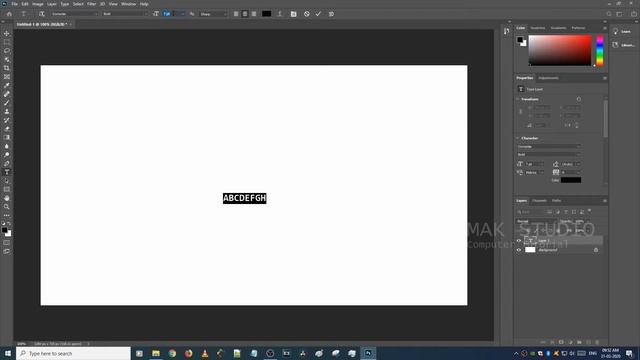 How to change the font size in Photoshop 2020 | Windows 10 Tutorial смотреть онлайн
