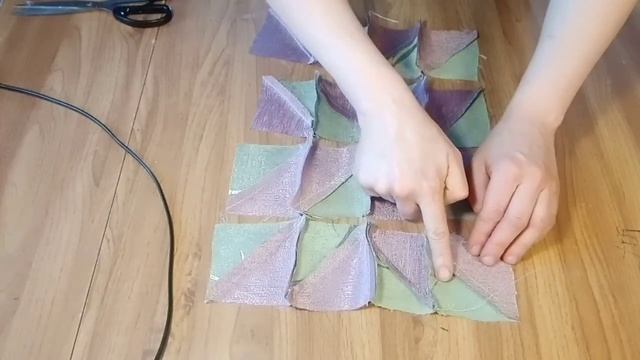 Лоскутный блок.  Шьём наволочку.