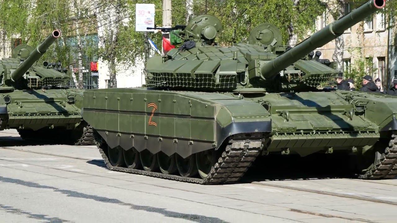 4К Техника перед парадом 9 мая 2023