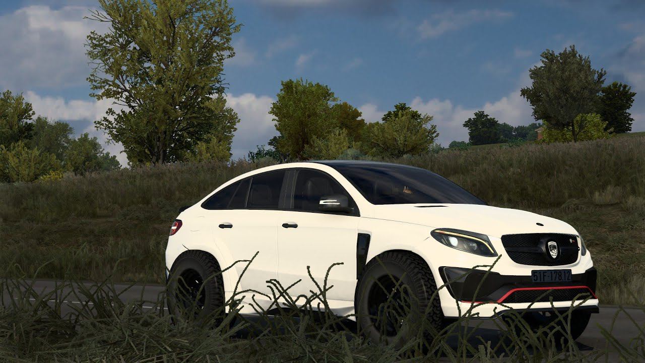 [ETS 2] Mercedes-Benz_GLE_Coupe_AMG_G6_Crusing On and Off on a Road смотреть онлайн