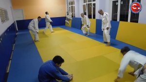 Экзамен на 5 кю желтый пояс по дзюдо в Сочи 30-12-2016