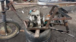 ⚙️САМОДЕЛЬНЫЙ МОПЕД С МОТОРОМ ОТ 2СД