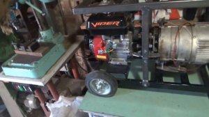 Каркас саморобного сварочного генератора 170F+Г290