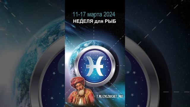 Астро ПРОГНОЗ для РЫБ 11-17 мар 2024