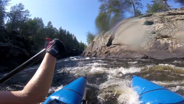 Карелия, Охта, порог Кивиристи, 4 июля 2016 смотреть онлайн