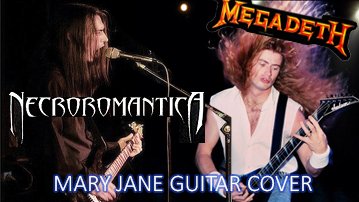 Mary Jane MEGADETH guitar cover +настройка тона гитары в Reaper