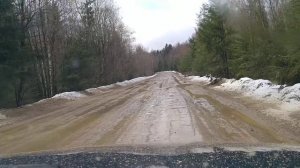 Вот по таким дорогам мы ездим в Смоленской области Новодугинский район деревня Извеково