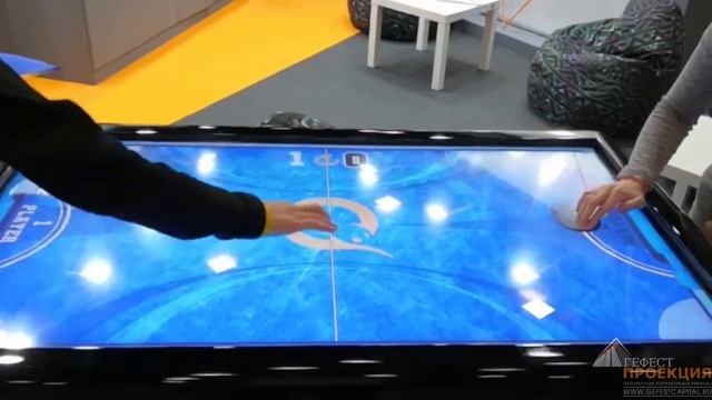 Интерактивные Пятнашки и Аэрохоккей для компании QIWI смотреть онлайн